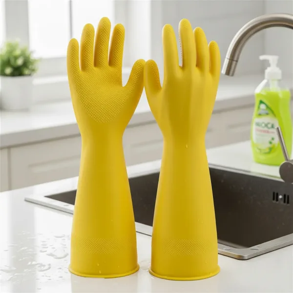 Long Reusable Dishwashing Gloves