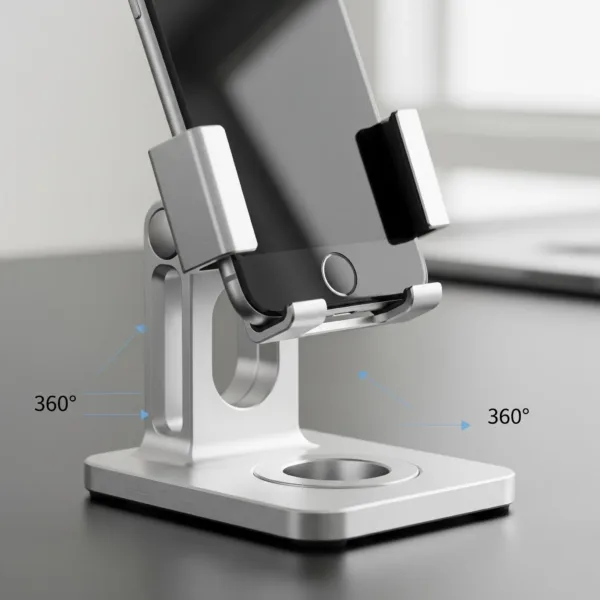 Metal Mobile Holder – 360°– 360° Rotating Metal Mobile Grip