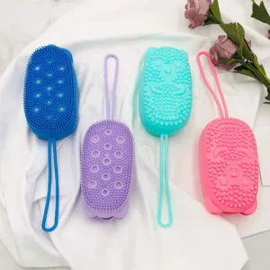 SilkyScrub Double-Sided Bath Brush baby